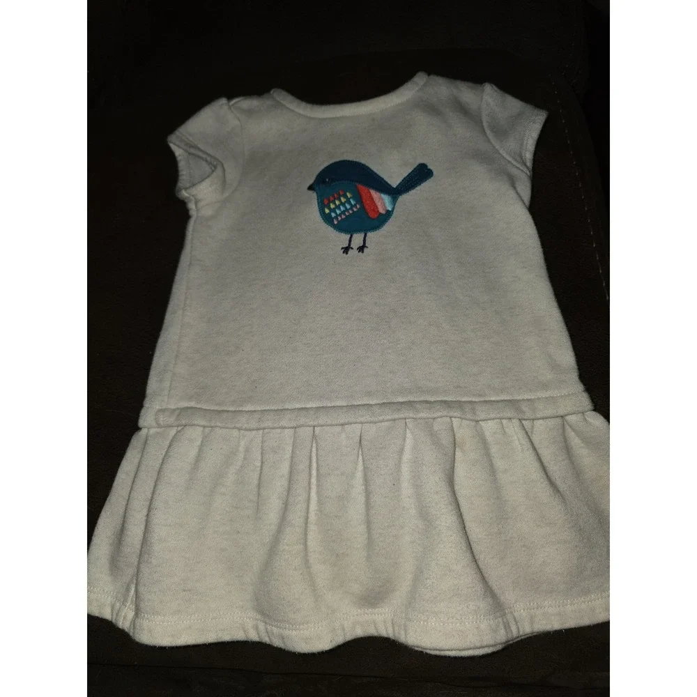 Gymboree layette line forest friends bird dress size 12 18 months